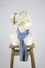 Load image into Gallery viewer, McKernan Anchovy Blue Surf Scarf