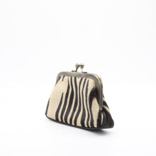 Load image into Gallery viewer, Nephele Delilah Zebra Leather Purse