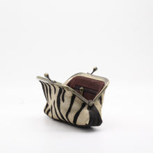 Load image into Gallery viewer, Nephele Delilah Zebra Leather Purse