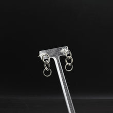 Load image into Gallery viewer, Tempest Designs Little Triple Interlinked ring Earrings