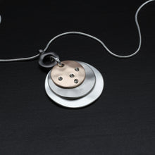 Load image into Gallery viewer, Tempest Designs Organic Oval Layers w/ Crystals Necklace