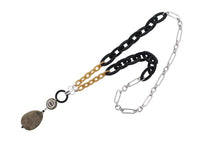 Load image into Gallery viewer, Nour London Semi-precious Long Resin Chain