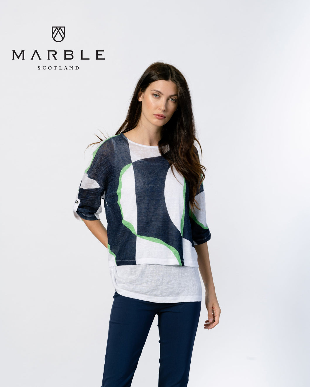 Marble Top w/ Vest 2 Colours