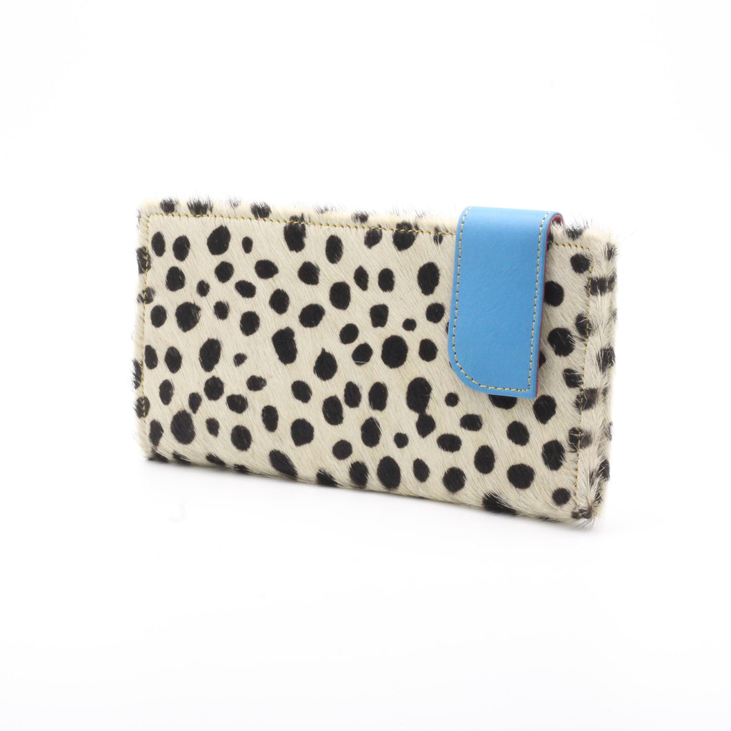 Nephele May Blue Leather Purse