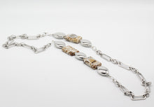 Load image into Gallery viewer, Nour London Rectangular Natural Stone Necklace
