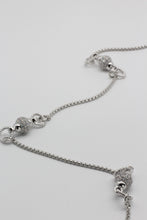 Load image into Gallery viewer, Nour London Clear Crystal Long Necklace
