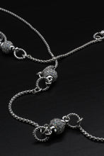 Load image into Gallery viewer, Nour London Clear Crystal Long Necklace
