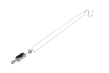 Load image into Gallery viewer, Nour London Natural Stone Pearl Slider Necklace

