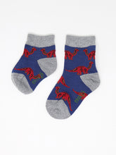 Load image into Gallery viewer, Thought Extinct Bamboo Organic Cotton Blend 4 Pack Baby Socks Gift Box
