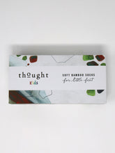 Load image into Gallery viewer, Thought Extinct Bamboo Organic Cotton Blend 4 Pack Baby Socks Gift Box
